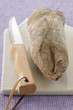 dried sausage covered with ashes