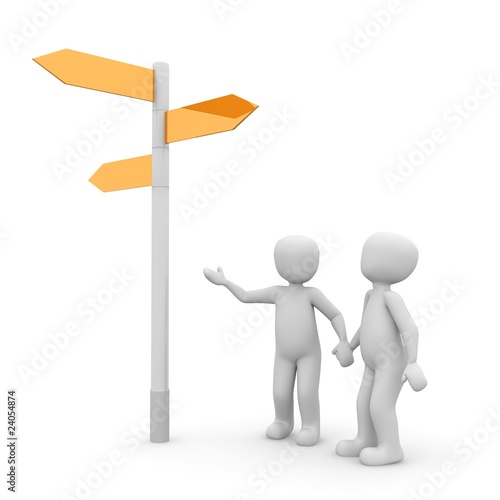 Illustration: Straßenschild Straßenschild