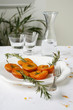 apricot brochettes with honey and rosemary