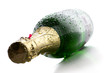 Wet Champagne bottle Wet Champagne bottle