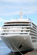 The passenger ship is moored in port The passenger ship is moored in port