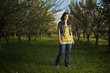 Pretty Girl in Orchard