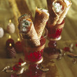 smoked trout mousse cones