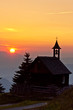 Sonnenuntergang in den Bergen