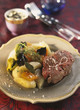 beef fillet à la ficelle,hollandaise sauce with truffles