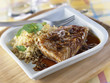 cod glazed with honey