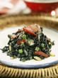 black rice with squid and pinenuts