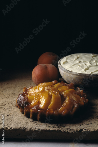 Photo: peach tatin tart peach tatin tart