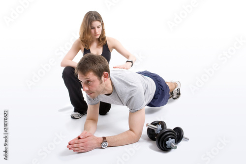 Photo: Fitness lesson Fitness lesson