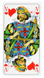 carte valet de coeur, fond blanc carte valet de coeur, fond blanc