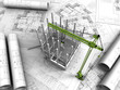 3D plan drawing..
