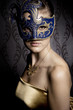 woman in mask