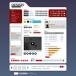 Web Design Elements 6 (Bright Theme) Vector Web Design Elements 6 (Bright Theme) Vector