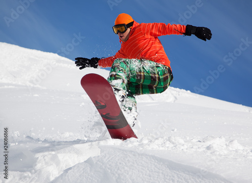 Photo: Snowboarder Snowboarder