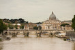 Basilica Sant Pietro and Ponte Vittorio Emanuele 2 ,Vatican, Rom