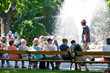 Foto: park with a fountain park with a fountain