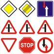 Signs on a priority