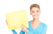 businesswoman with parcel