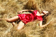 Young Attractive Beautiful Woman Enjoying the sun