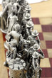 figurines sur échiquier figurines sur échiquier