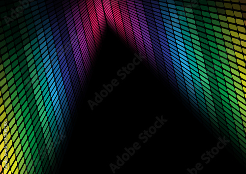 Vector: Abstract Background - Multicolor Equalizer Abstract Background - Multicolor Equalizer