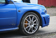 Photo: Blue sport car detail Blue sport car detail