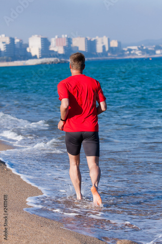 Photo: Young man running Young man running