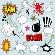 Comic elements set