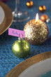 christmas decoration with name-tag