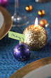 christmas decoration with name-tag