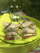 fresh club sandwiches