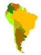 South America map