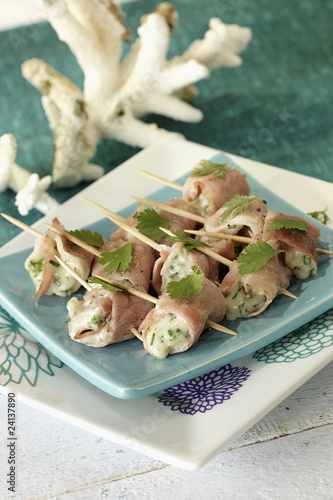 Photo: gorgonzola and bacon rolls gorgonzola and bacon rolls