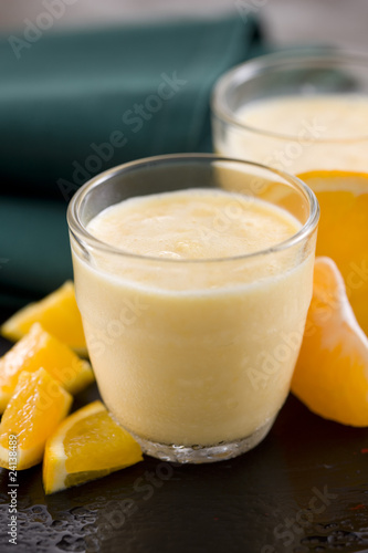 Photo: oranage and mandarin milkshake oranage and mandarin milkshake