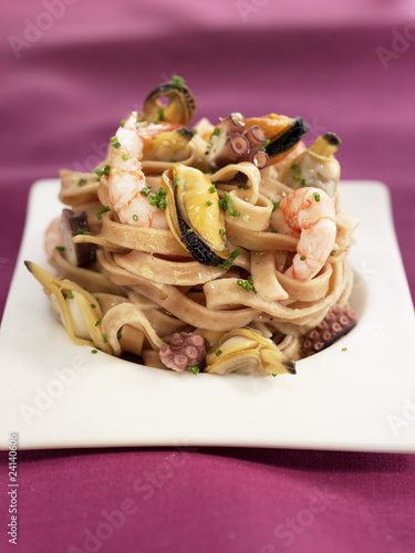 Photo: sauteed seafood tallarines sauteed seafood tallarines
