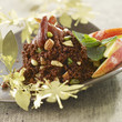 chocolate tabbouleh with dried fruit