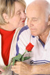 senior couple in love senior couple in love