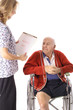 nurse holding medical bill nurse holding medical bill