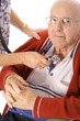 nurse checking heart nurse checking heart