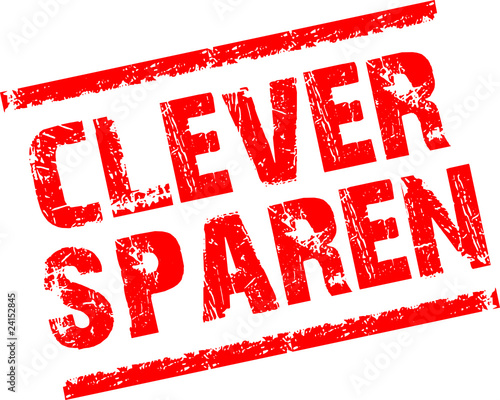 Vector: Stempel_Clever Sparen Stempel_Clever Sparen