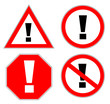 Verkehrsschild Ausrufezeichen
