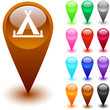 Tent button.
