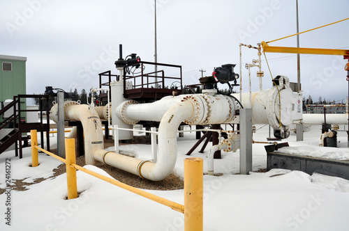 Photo: Tar sands pump facility Tar sands pump facility