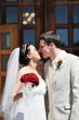 groom and  bride