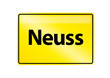 Ortsschild Neuss