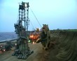 Video: Bagger in der Dämmerung Bagger in der Dämmerung