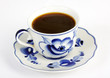Coffee cup on white background