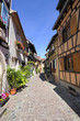Narrow street in Eguisheim Narrow street in Eguisheim