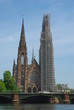 Strasburgo cattedrale gotica in restauro