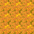 Retro floral background